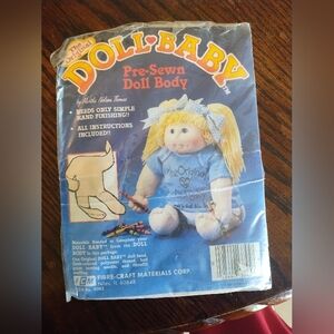 The Original Doll Baby Pre-Sewn Doll Body Vintage Fibre-Craft Kit NIP Sealed X 5